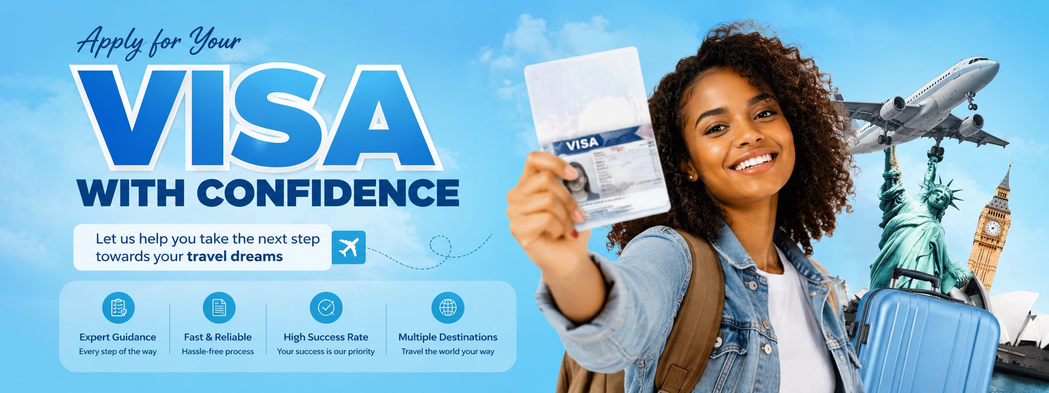 Visa Application — We Handle the Paperwork